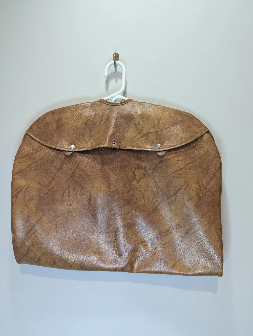 American Luggage Tourister Garment Hanging Suit Bag Carry-on Travel Faux Leather